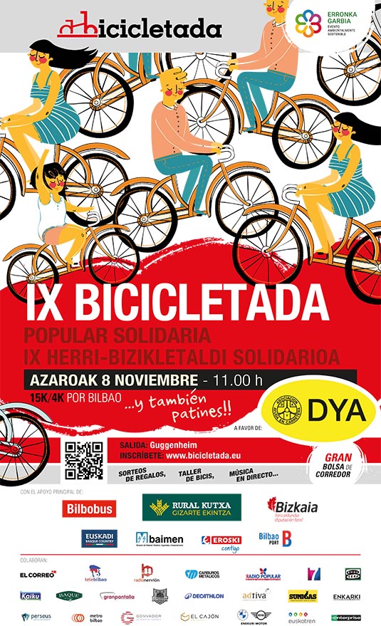 Sumigas participa como colaborador en la IX Bicicletada Popular Solidaria | IX Herri-Bizikletaldi Solidarioa 
