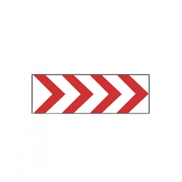 PANEL DIRECCIONAL ROJO-BLANCO COMPLETO