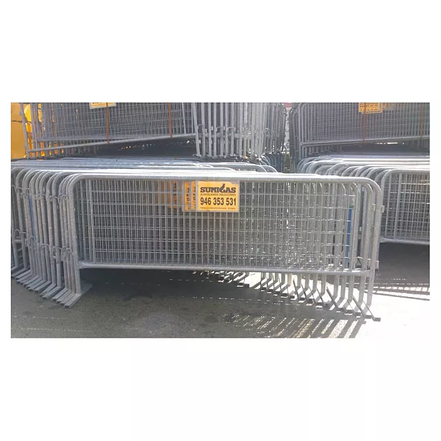 VALLA EVENTOS GALVANIZADA 2,5 X 1,10 MT